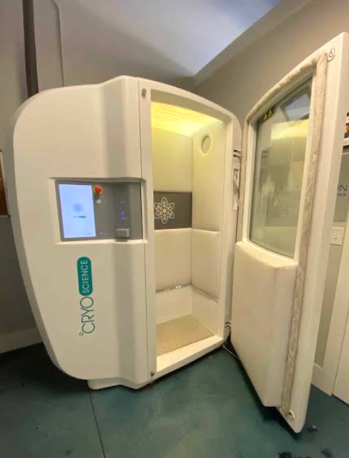 Cryo Arctic cryotherapy chamber interior — clean condition, under 30 hours use